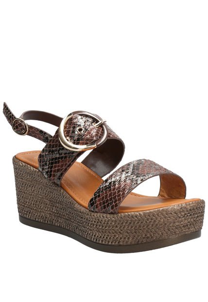 Sandalia Mujer Anne Café Oscuro Hush Puppies