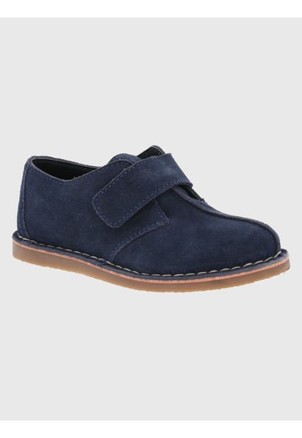 Zapato Cuero Azul Niño Lynton Vl [26-29] Hush Puppies