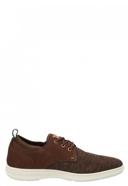 Zapatilla Cuero Hombre Port Café Hush Puppies