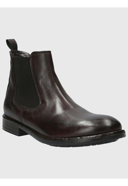 Botin Cuero Hombre Carpi Café Hush Puppies