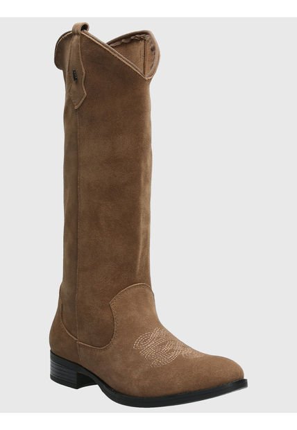 Bota Cuero Mujer Cami Café Hush Puppies