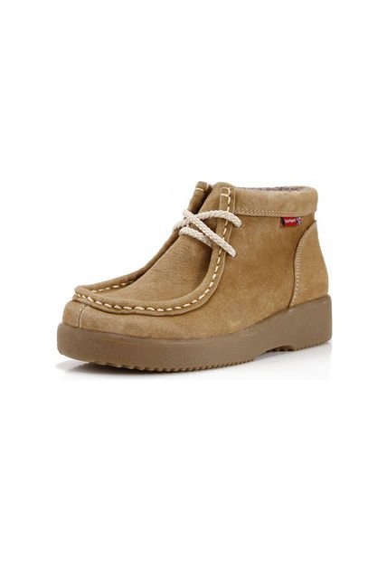 Botin Cuero Sioux Café Hush Puppies Kids