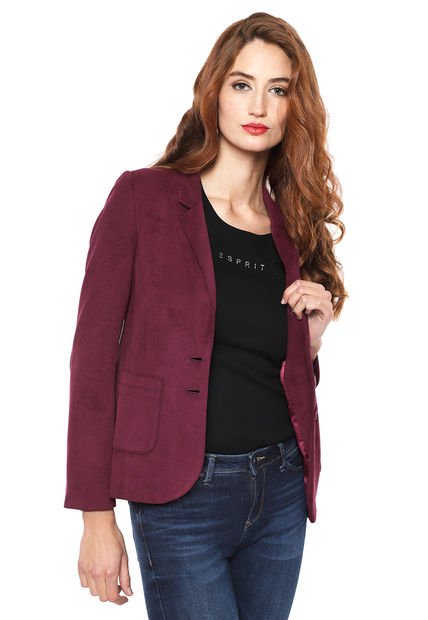 Blazer Liso Morado iO - Calce Regular - Compra Ahora | Dafiti Chile