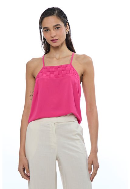 Blusa Lisa Fucsia IO