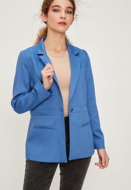 Blazer Liso Azul IO