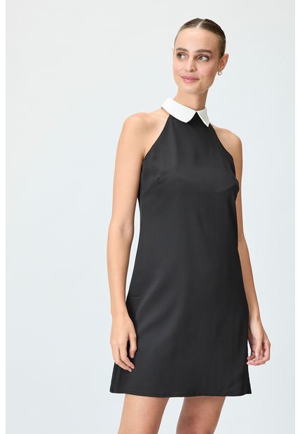 Vestido Liso Negro IO