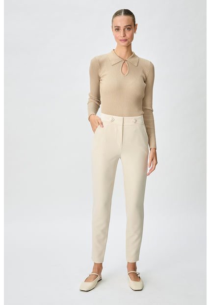 Pantalon Liso Beige IO