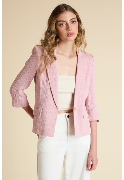 Blazer Liso Rosado IO