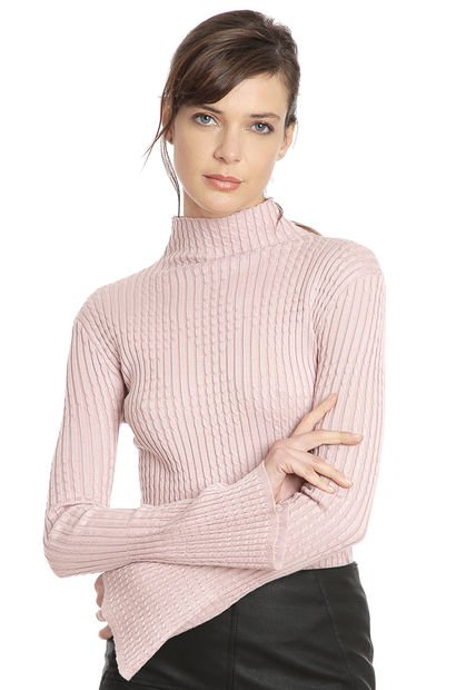 Sweater iO Liso Rosa - Calce Ajustado - Compra Ahora | Dafiti Chile