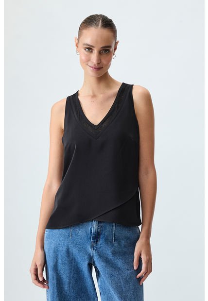 Blusa Lisa Negro IO