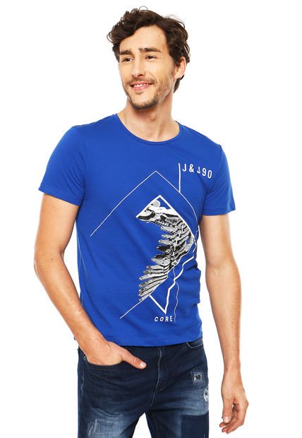 Polera Cup Azul Jack & Jones