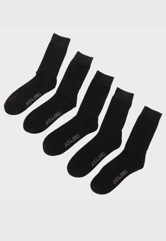 Pack 5 Calcetines Jack  Jones  Jacjens Sock Noos Negro Jack  Jones