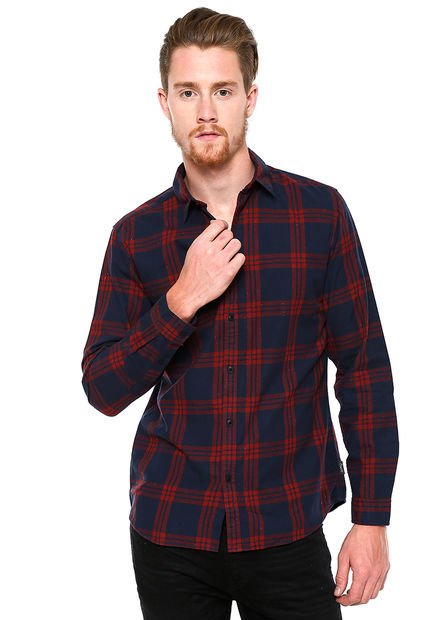 Camisa Sope Burdeo Jack & Jones - Calce Regular