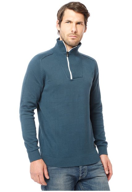 Sweater Choise High Neck Slim Verde Jack & Jones