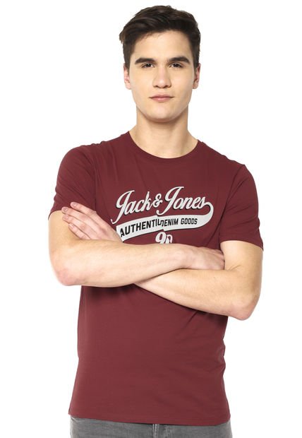 Polera Logo Roja Jack & Jones - Calce Regular