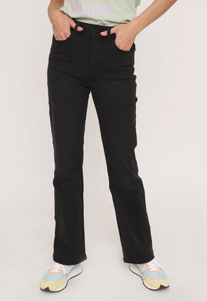 Jeans Jacqueline de Yong Tulga Negro - Calce Regular