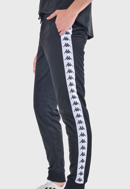 Pantalon de Buzo Kappa Negro Calce Regular Compra Ahora Dafiti Chile