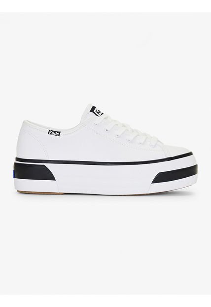 Zapatilla Mujer Triple Up Bumper Foxing Blanca Keds