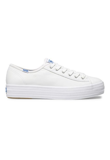 Zapatilla Cuero Triple Kick Blanco Keds