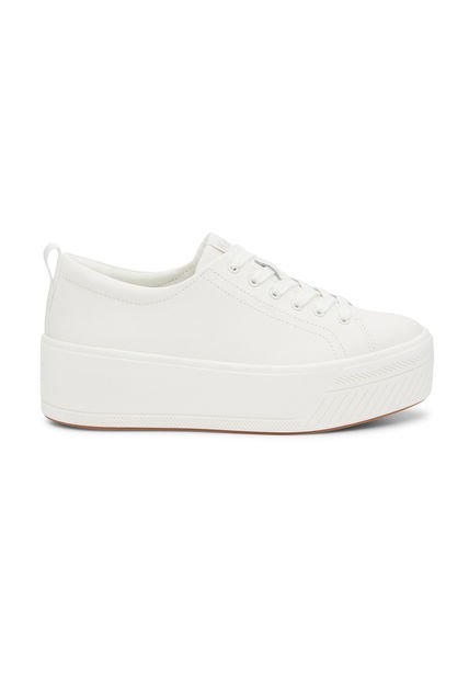 Zapatilla Cuero Mujer Skyler Blanco Keds