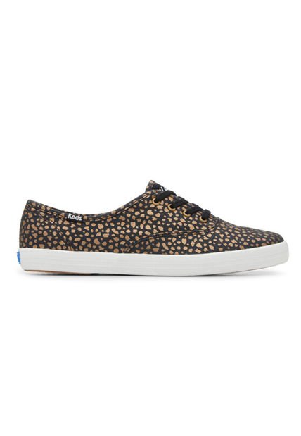 Zapatilla Negra Mujer Champion Canvas Dot Keds