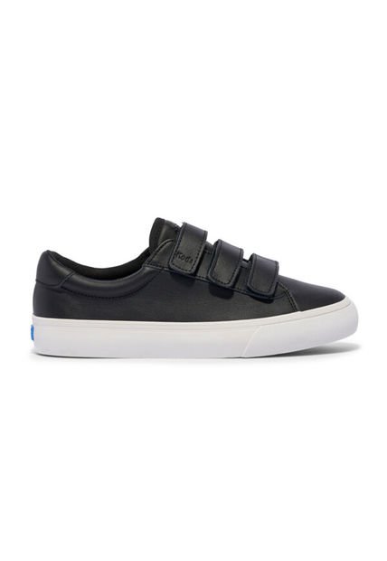 Zapatilla Cuero Negra Mujer Jump Kick V Keds