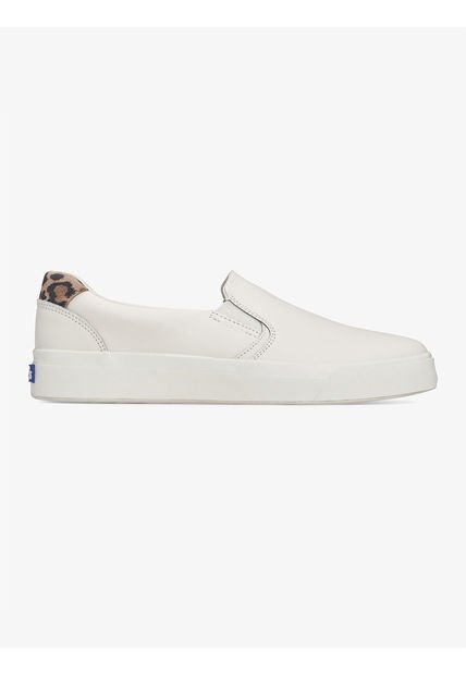 Zapatilla Cuero Mujer Pursuit Slip Blanca Keds