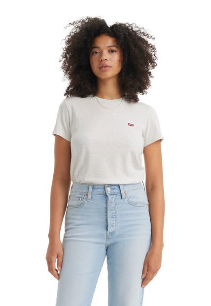 Polera Mujer Regular Fit Gris Levis