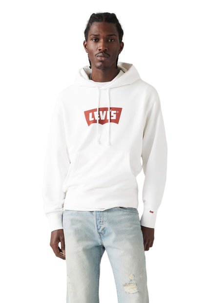 Polerón Hombre Graphic Hoodie Blanco Levis