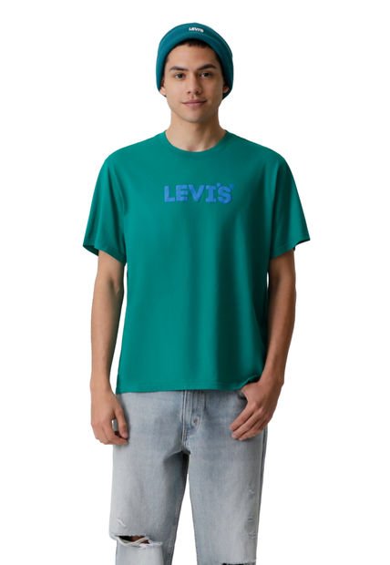 Polera Hombre Relaxed Fit Tee Verde Levis