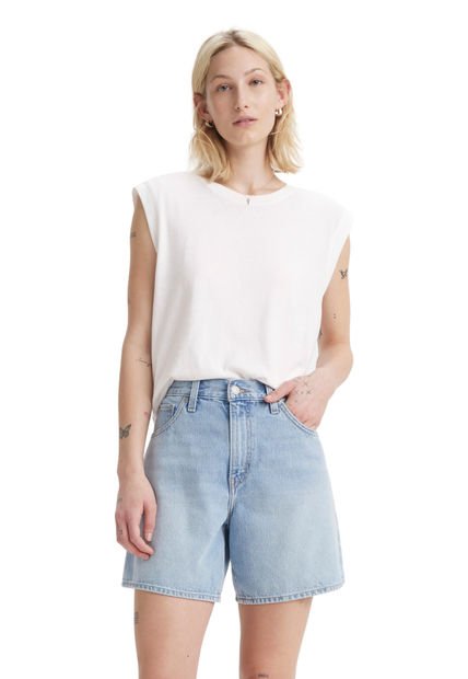 Polera Mujer Relaxed Fit Blanco Levis