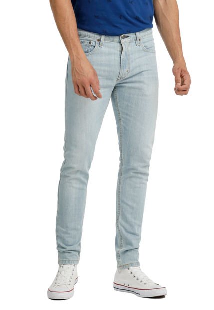 Jeans Hombre Skinny Taper Azul Levis