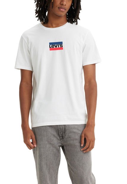 Polera Hombre Regular Fit Blanco Levis