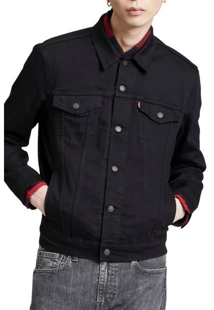 Chaqueta Hombre Regular Fit Trucker Negro Levis