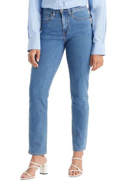 Jeans Mujer 724 High Rise Straight Azul Levis