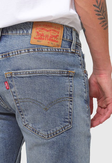 Jeans Levis 502 Taper Fit Azul Calce Regular Compra Ahora Dafiti Chile