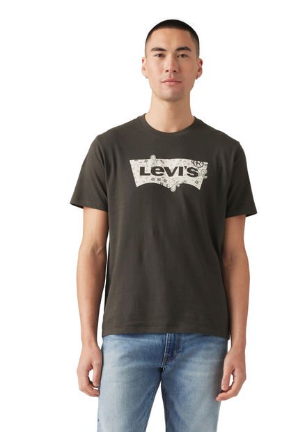 Polera Hombre Graphic Crewneck Tee Negro Levis