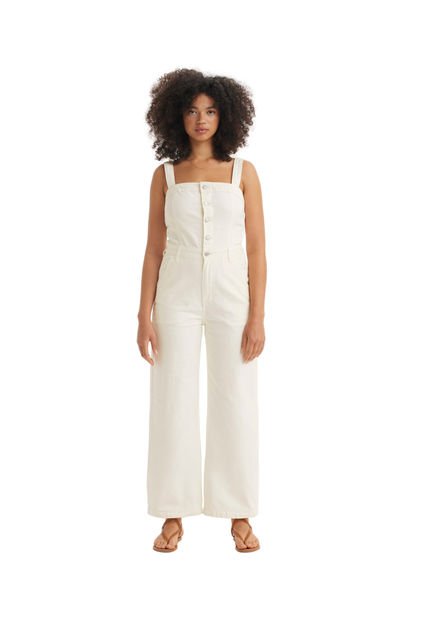 Enterito Mujer Jumpsuit Blanco Levis