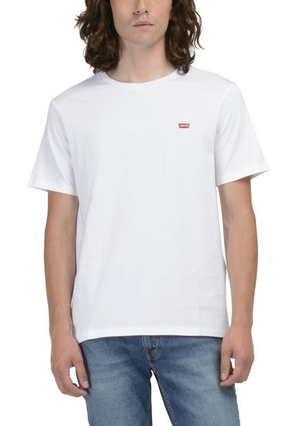 Polera Hombre Regular Fit Lisa Blanco Levis