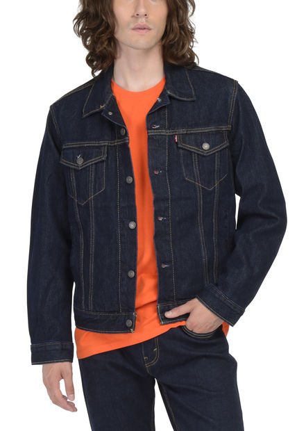 Chaqueta Hombre Regular Fit Azul Levis