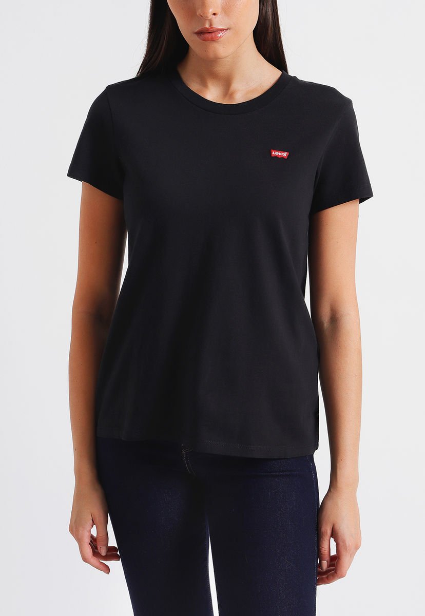 Polera Mujer Regular Fit Lisa Negro Levis Compra Ahora Dafiti Chile