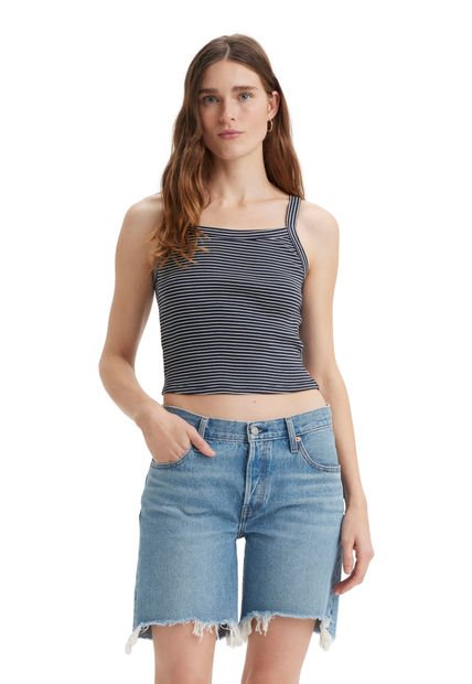 Polera Mujer Sporty Tank Negro Levis