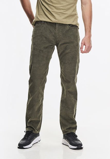 Jeans Cotelé Hombre 505 Verde Levis