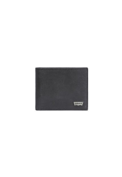 Billetera Hombre Bifold Negro Levis