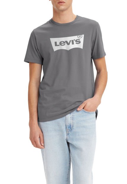 Polera Hombre Graphic Crewneck Tee Gris Levis