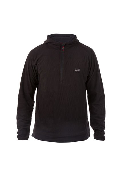 Polar Jacarandá Nano-F 1/4 Zip Hoody Negro Lippi