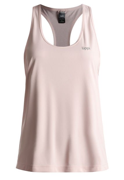 Polera Mujer  Workout Q-Dry Tank T-Shirt Rosa Claro Lippi