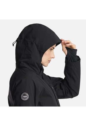 Chaqueta Mujer Andes B-Dry Hoody Jacket Negro Lippi