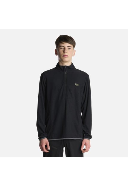 Polerón Teen Boy Mild Nano-F 14 Zip Negro Lippi