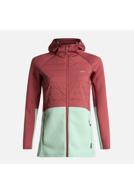 Poleron Mujer ColdMove WindBreaker SteamPro Hoody Jacket Rosado Oscuro Lippi